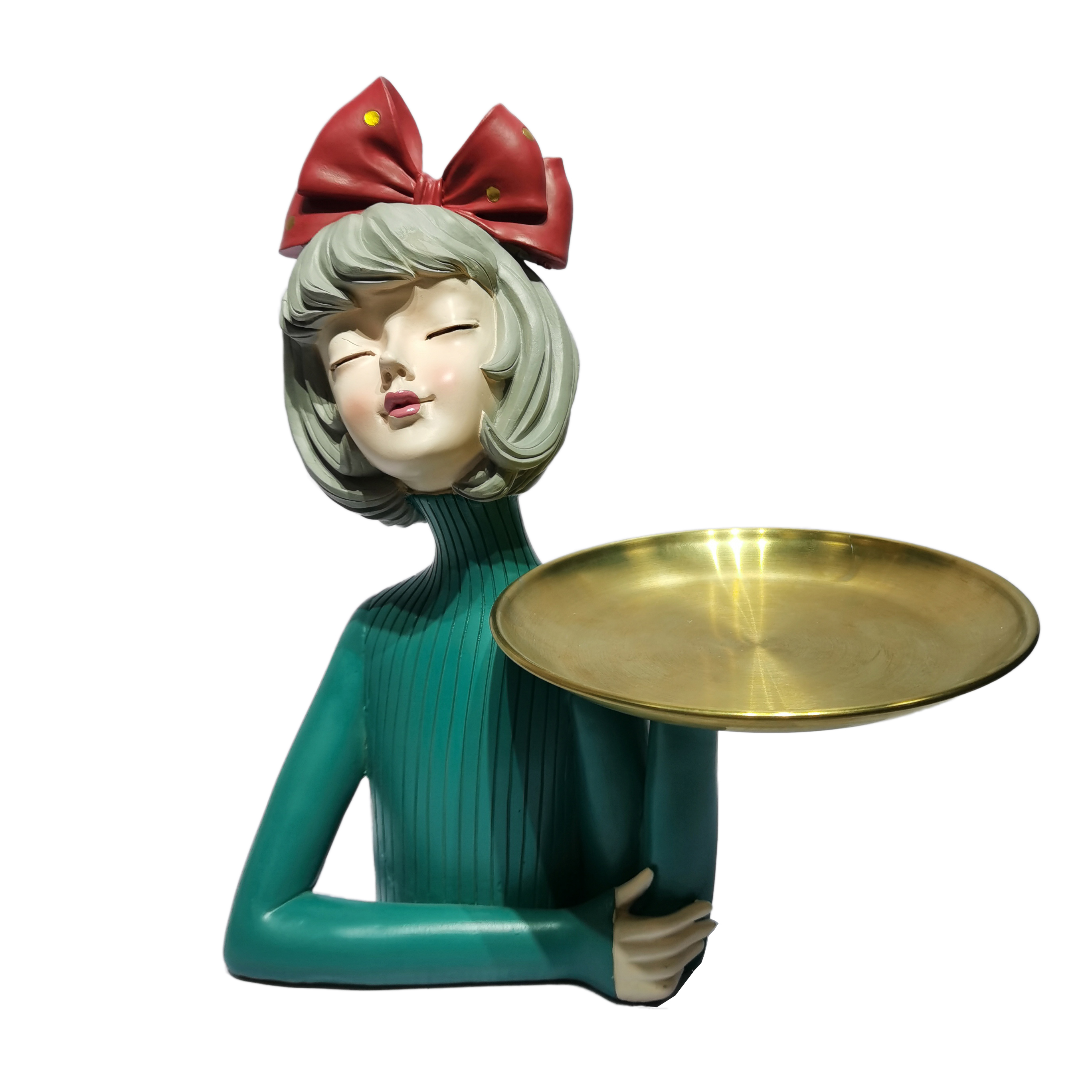 bubble girl figurine