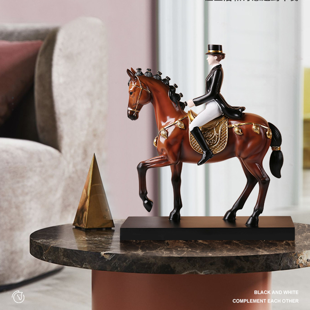polyresin handmade home decor ornament figurine horse