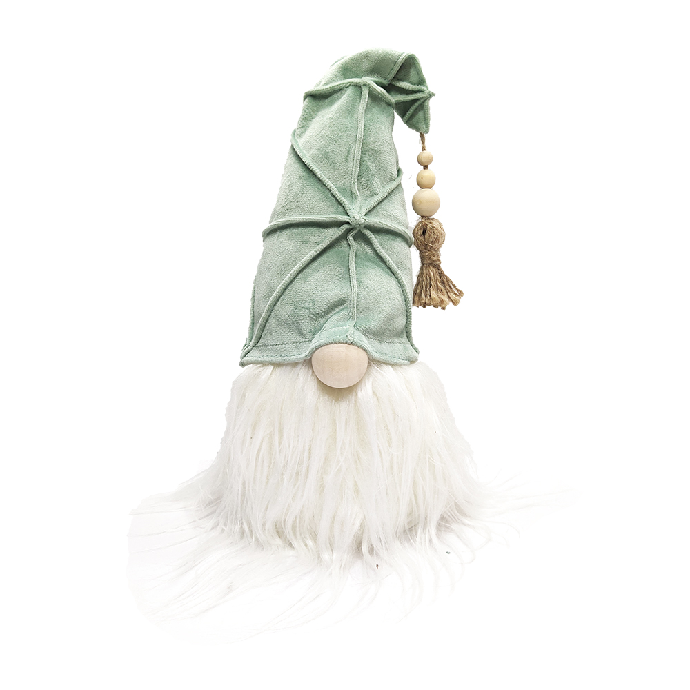 Dwarf Soft Plush Handmade Spring Green Mini Gnome Elf Ornaments Doll Holiday Stuffed Figure Toy