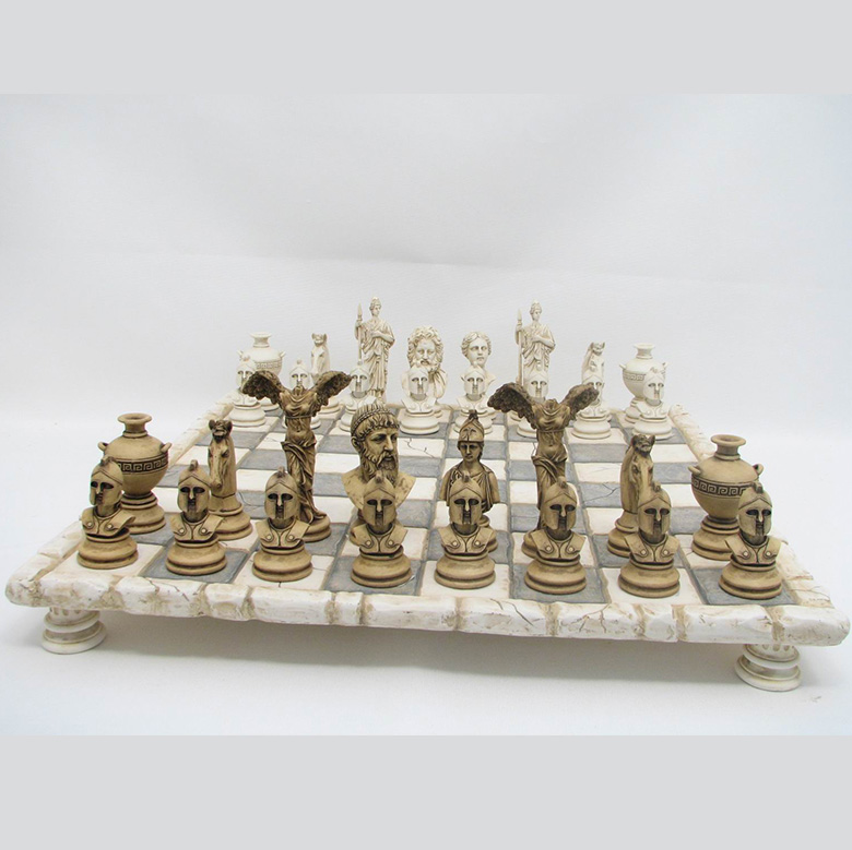 Customized Exquisitely handmade Football game theme mini chess sets for sale