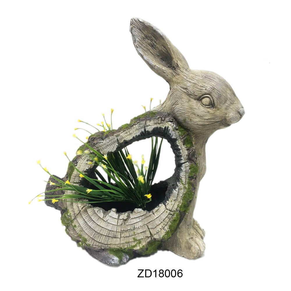 large outdoor animal shaped planters