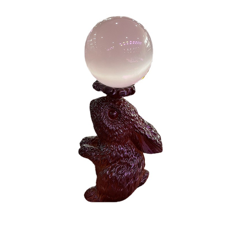 Resin Animal Squirrel Statue Sphere Holder Crystal Ball Base Candle Stick Display Stand for Sale