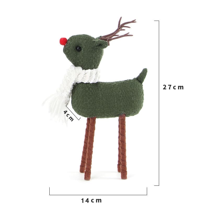Wholesale DIY Christmas Ornaments Happy New Year Pendant Doll Hang Decorations Popular Style Christmas Deer Home Noel Natal