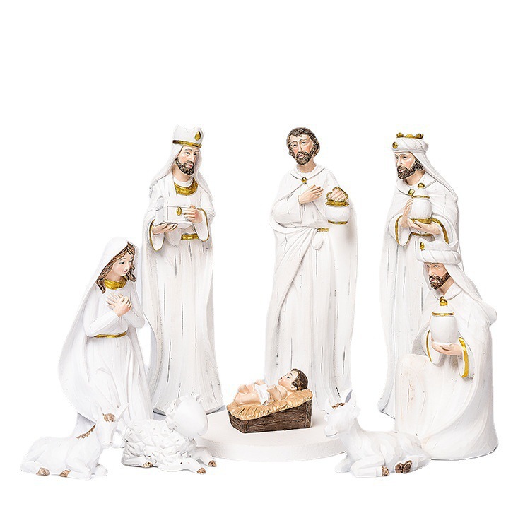 Creative Christmas Nativity Manger Set Scene Decorations